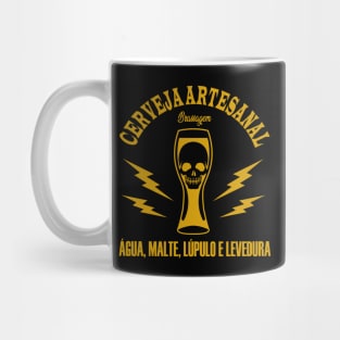 Cerveja Artesanal, Skull Gold Mug